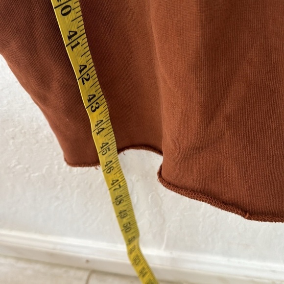 Frank & Eileen Brown Camel Isabelle Funnel Neck Sweater Dress Midi Maxi Small - Picture 4 of 12